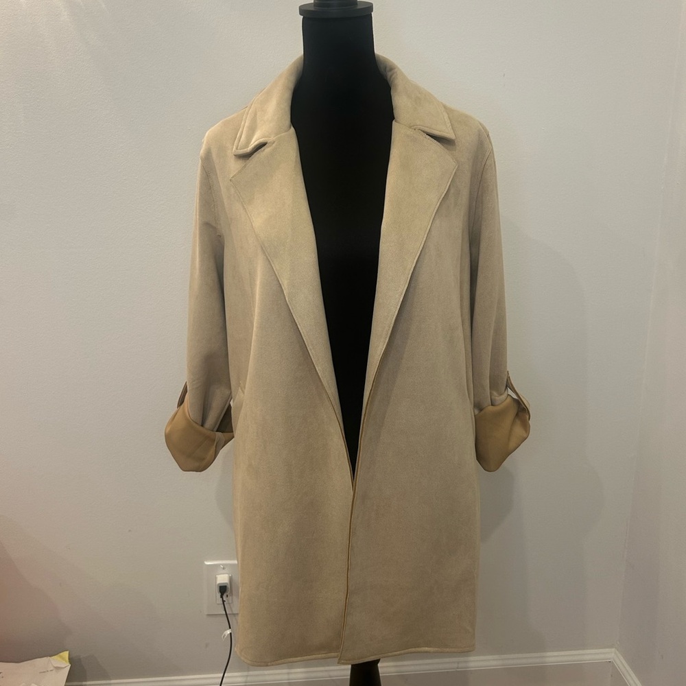 KLD Suede Overcoat